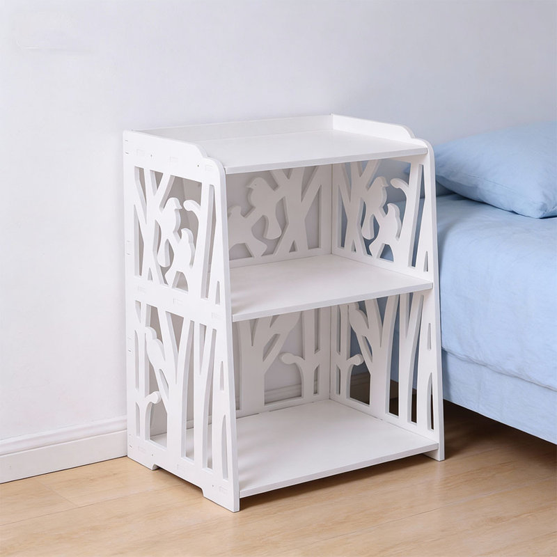 39cm W Wood Bedside Table