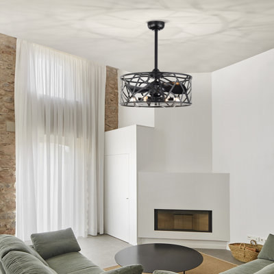 Leyton 9.6'' Ceiling Fan with Light Kit