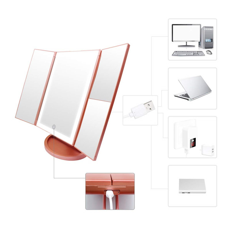 Shalyce Rectangle Makeup / Shaving Mirror