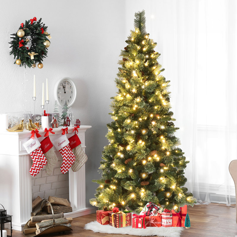 Arbre de Noël illuminé 6 pi