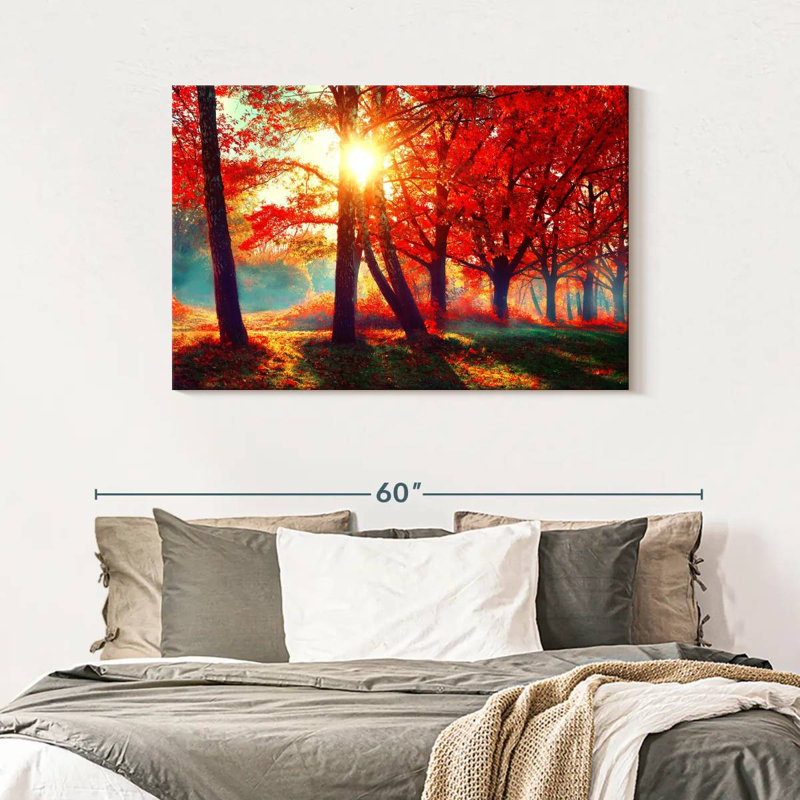 Paysage d'automne éthéré Alvord, H 30 po x l 45 po