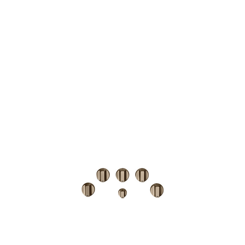 Cooktop Knob, Brushed Bronze