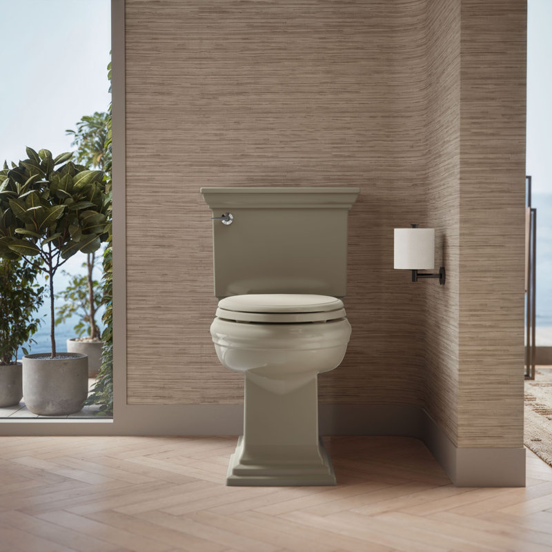 Glenbury Elongated Toilet Seat, Sandbar, Non Ready Latch