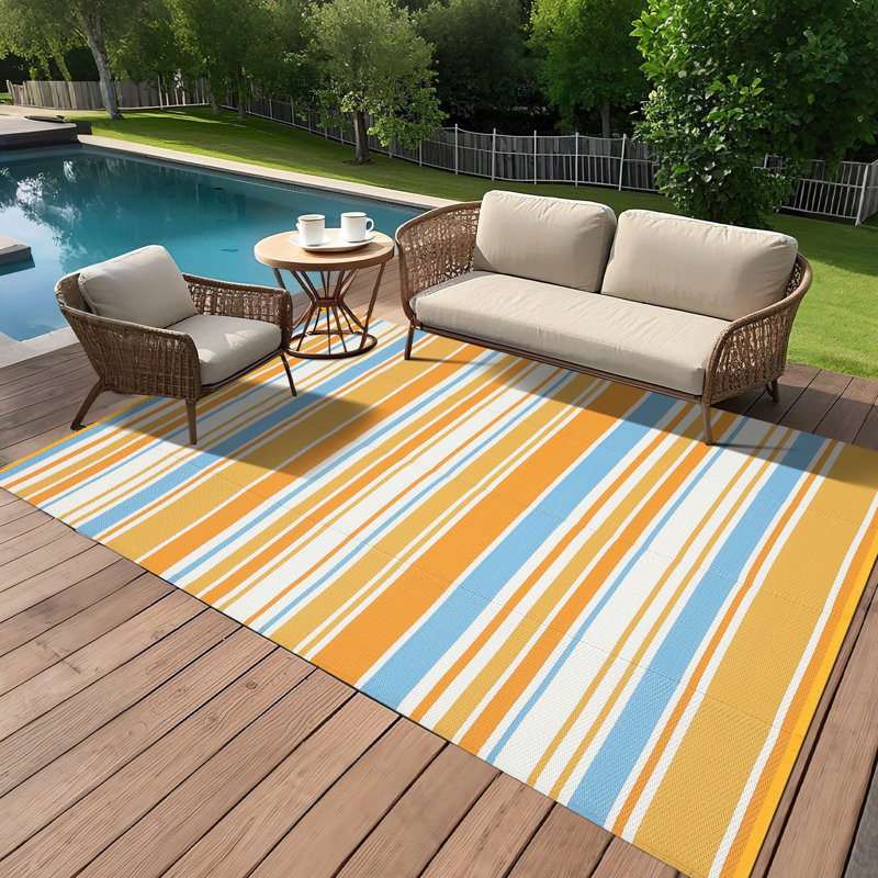 Area Rug, Rectangle 274 x 366 cm, Orange