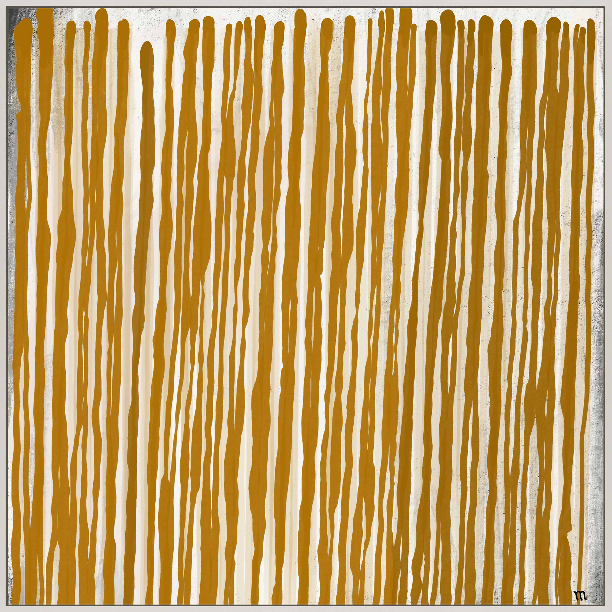Upward by Marco Marella For Studio M, White Canvas Framed, 44" H x 44" W