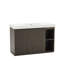 Meuble-lavabo en chêne fumé 48 po avec lavabo