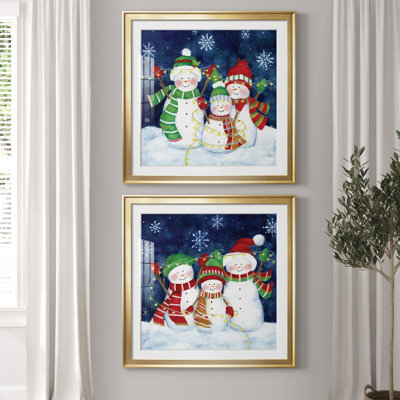 " Festive Lights I " 2 - Pieces