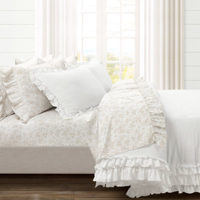Garden Of Flowers Microfiber Sheet Set