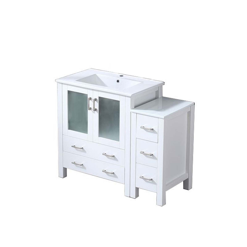 Versatile Bathroom Vanity With Abundant Storage And Durable Construction, White