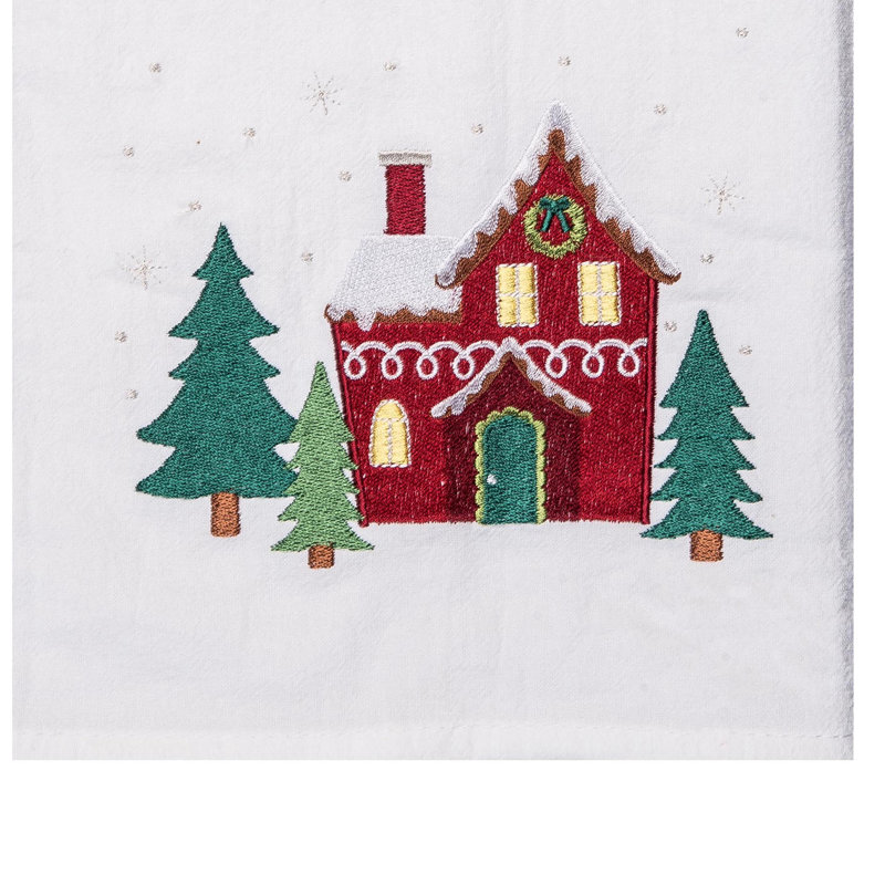 Christmas House Towel