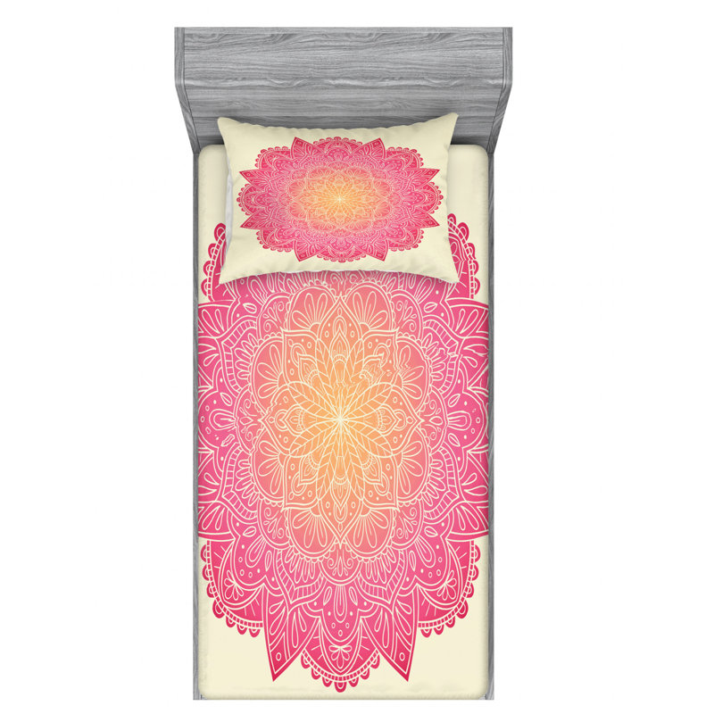 Microfiber Sheet Set, Twin Sheet Set with Fitted Sheet