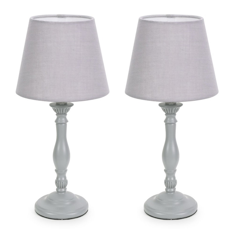 Darian Table Lamp, Grey, Yes