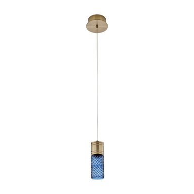 Kiriko 6-in (6-watt) LED Winter Brass Pendant