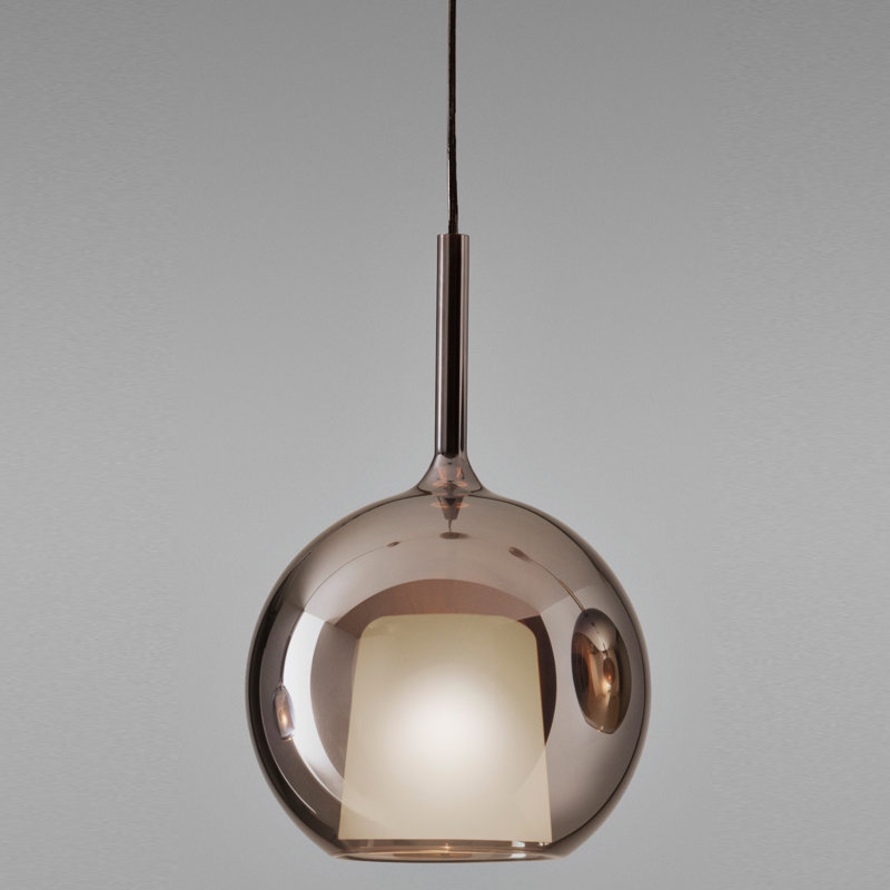 GLO 1 - Light Pendant, Mini, White, Rose Gold