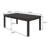 Taneiya Rectangular Dining Set in Black-1527315631