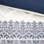 3 pièces très grand / très grand édredon. Coton avec capitonnage en chenille. Bleu marine. . 2 taies décoratives. Lavable à la machine. Thème de la literie magnifique. Rembourrage. Taies décoratives incluses. Lit-120469404-120469405