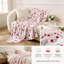Jeté en flanelle à motif cerise-131376887