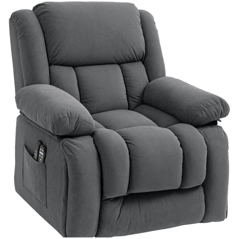 Fauteuil de massage pour adultes, gris, Gris antique