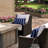 Fionnula 5 Piece Wicker Multiple Chairs Seating Group With Sunbrella Cushion Covers-70253945