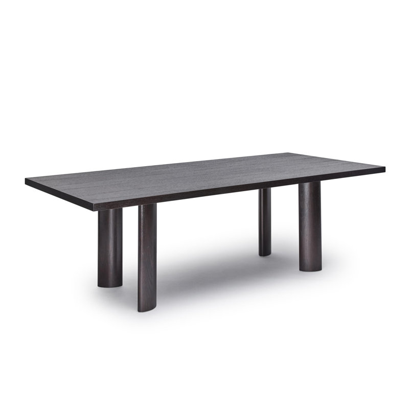 Aubry Solid Oak Dining Table, Coffee