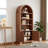 70.08"H Arched Storage Bookcase-970836480