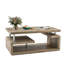 Table basse moderne à trois niveaux avec rangement à plusieurs niveaux et cadre robuste pour le salon ou le bureau-1868453340