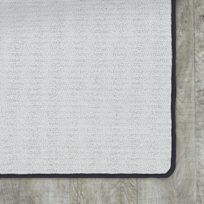 Morning Fog 3'10" x 5'4" Stain-Resistant Synthetic Area Rug