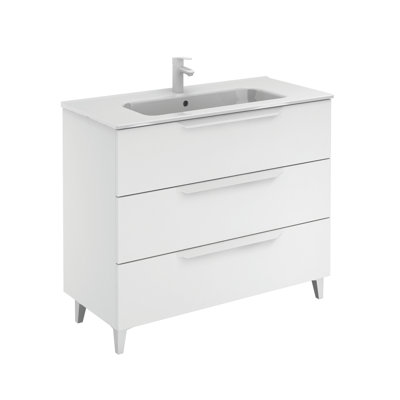 40'' Single Bathroom Vanity with Ceramic Top