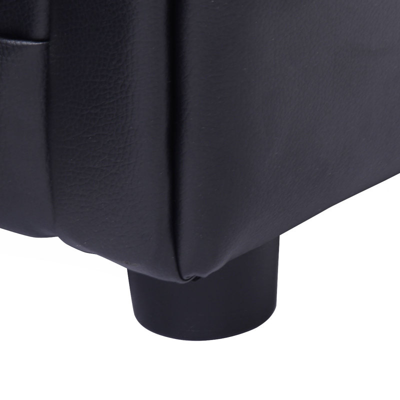 Club pour enfants et repose-pieds Lach, Noir