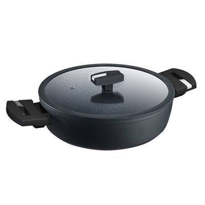 Berndes Balance Induction Enduro 4L Non-Stick Aluminum Round Braiser with Lid