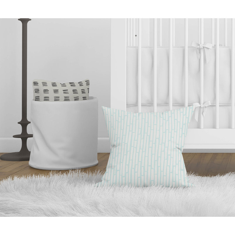 Coussin décoratif à motif floral Rows, H 16 po x l 16 po