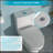 Modern Ceramic One Piece Toilet,Dual Flush With Soft Clsoing Seat