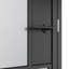 Porte battante intérieure standard en verre et cadre en métal JUBEST