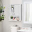 Armoire de salle de bain autoportante l 23,5 po x H 28 po x P 6,5 po Eyoab