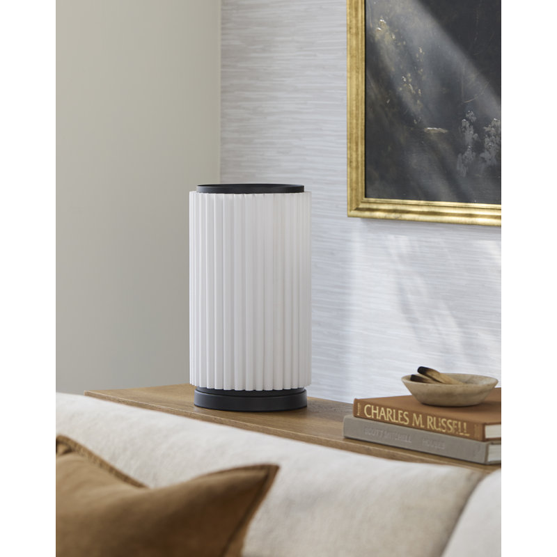 Lampe de table Maazin, Noir / blanc