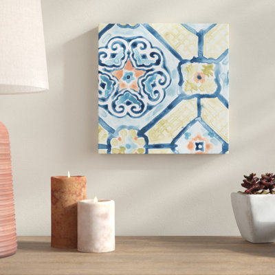 Medallion Medley III by June Erica Vess - Wrapped Canvas Painting