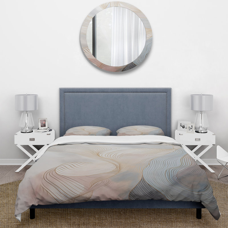Ensemble de housse de couette or et gris, Housse de couette très grand et 2 très grandes t