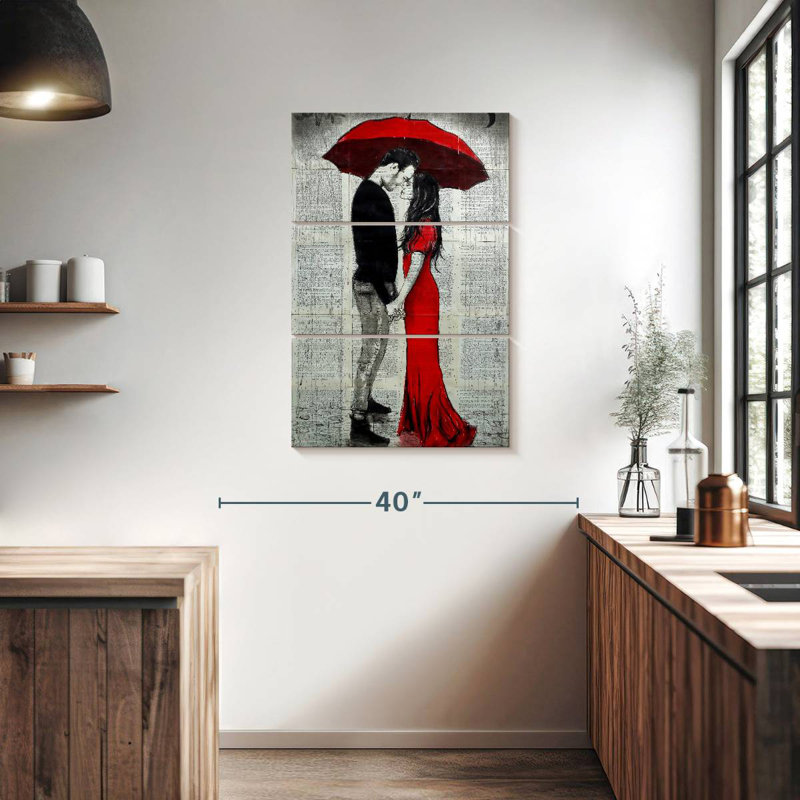 Hardie That Day en rouge, H 38 po x l 24 po