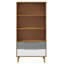 Dowe Solid Wood Bookcase-51369126-51369127