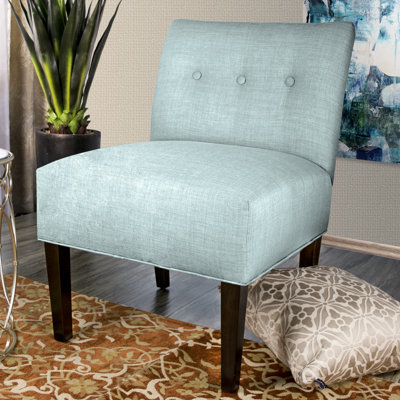 Fauteuil de chambre capitonné Brannan