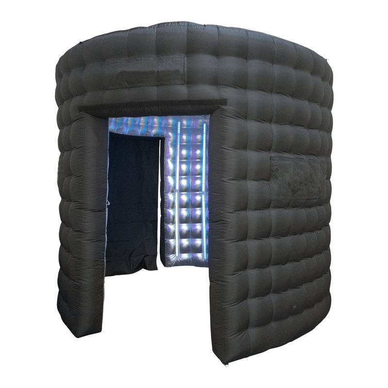 Enceinte gonflable pour cabine photo 360 avec tubes DEL