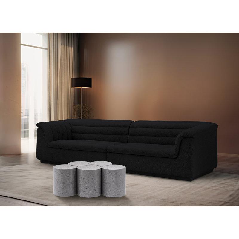 Ensemble de 5 tables de groupage Hylie, Blanc