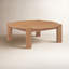 Table basse Ladonna en chêne naturel brossé-119696270