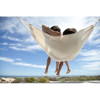 A Couple Sleeping in a Hammock 1 Piece Wall Art on Canvas