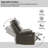 38.8" W Chenille Power Recliner-2116945527