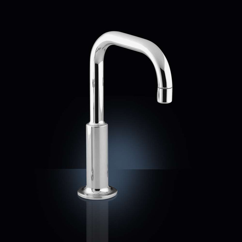 BathSelect Chrome Commercial Touchless Sensor Faucet – Automatic Hands-Free Operation