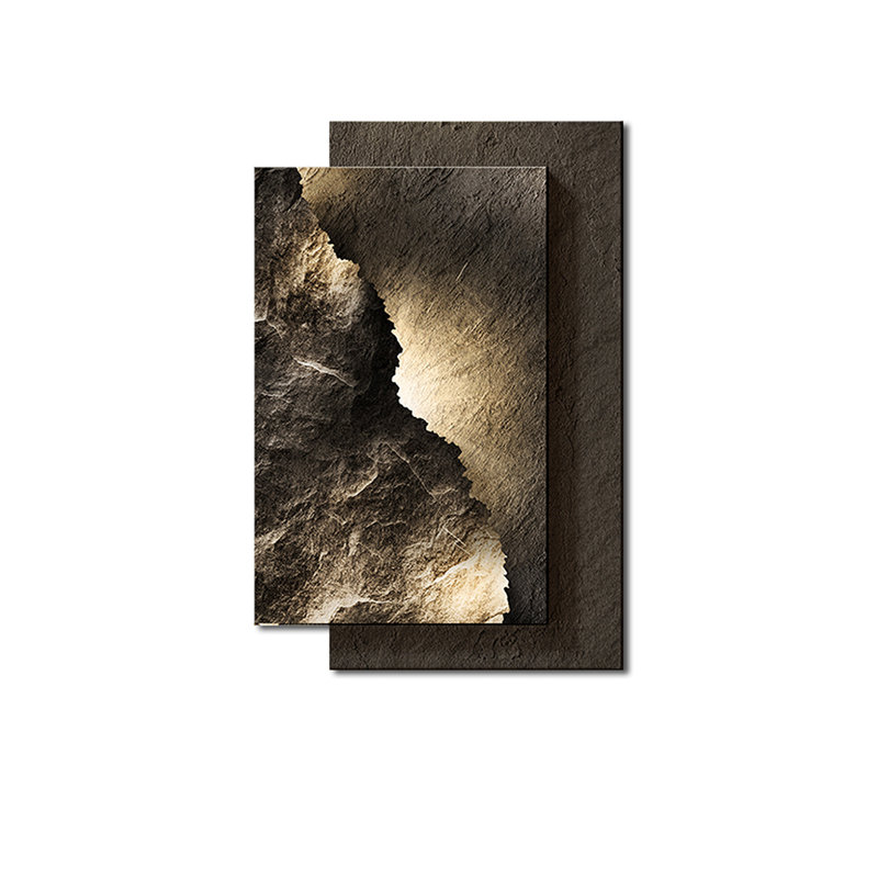 Modern Abstract 3D Sandstone Wall Decor with Remote-Controlled LED Lighting, 31.1" H x 23.23" W