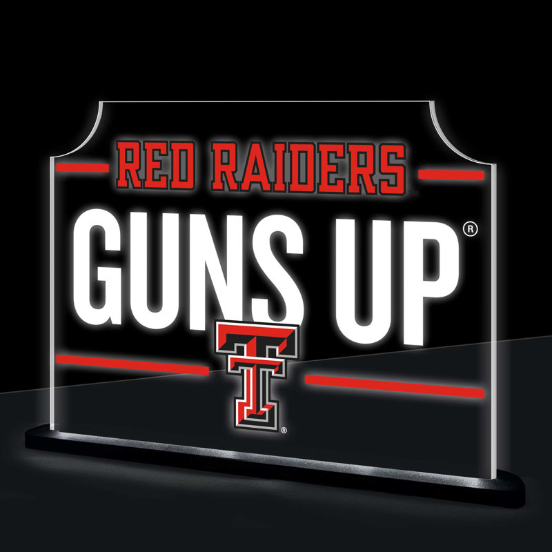 Texas Tech University College Rectangle Desklite LED Decor