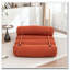 Chaise de plancher ajustable, canapé en velours côtelé avec sangles réglables-1799921263