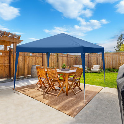 120'' W x 120'' D Metal Pop-Up Canopy